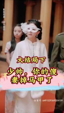 少帅，你的傻妻掉马甲了(全集)